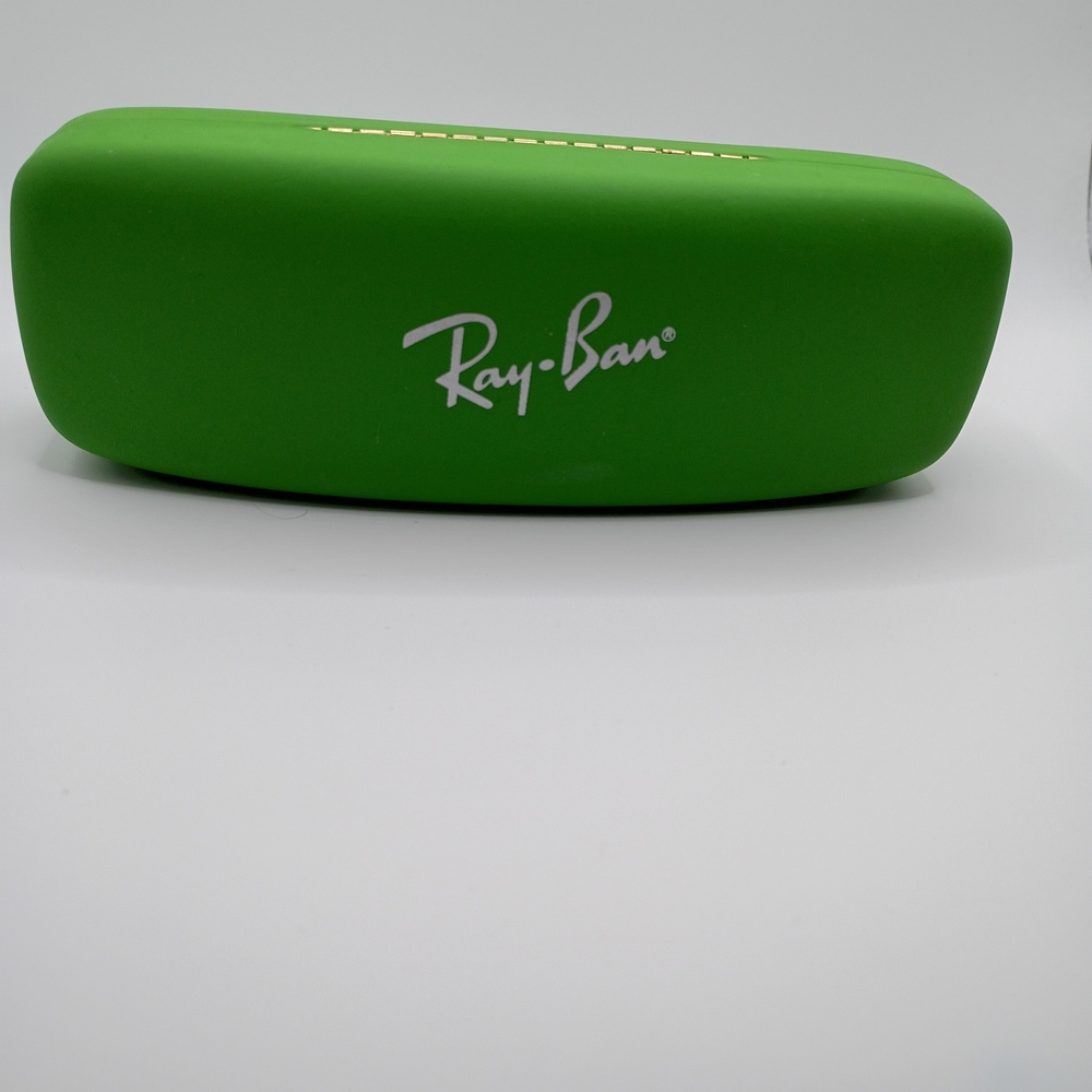 Ray-Ban Case Junior Bright Green Clamshell Red Interior Unisex Case Only EUC